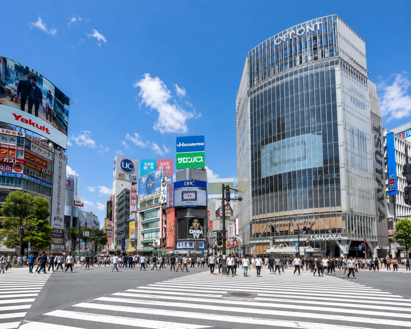 渋谷で恋愛占いを探すイメージ